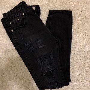 Men’s boohoo black skinny jeans size 32x32